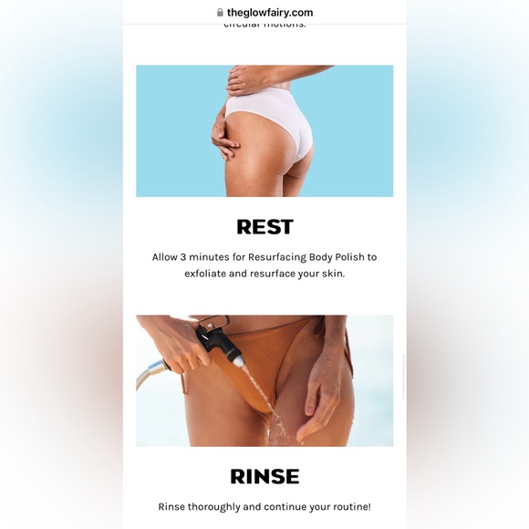 🆕 NWOB THE GLOW FAIRY RESURFACING BODY POLISH - Picture 10 of 16